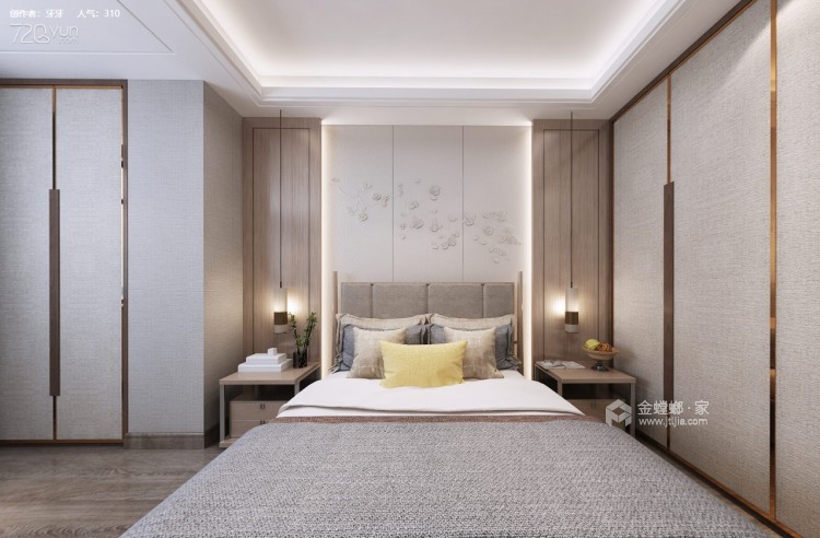 中式是一种境界-卧室效果图及设计说明