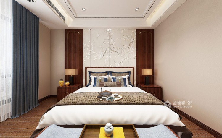 中式是一种境界-卧室效果图及设计说明