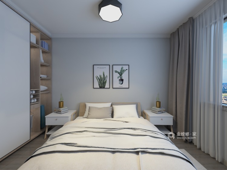 恰到好处的细节点缀 “家”的品质感立现-卧室效果图及设计说明