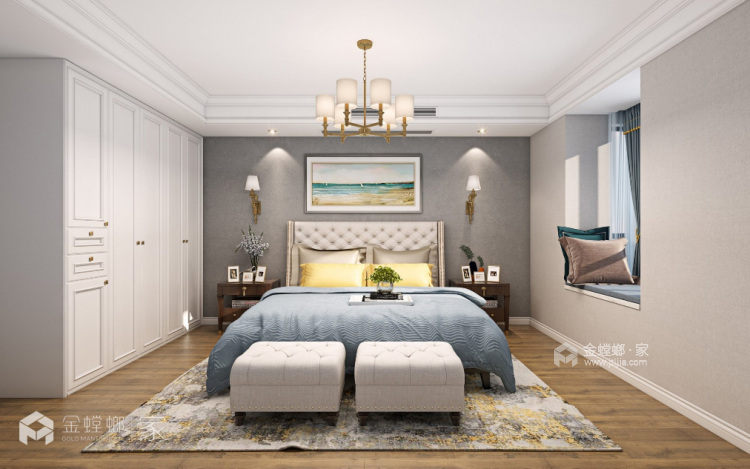 简单之美-卧室效果图及设计说明