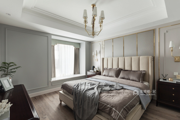 柔和与精致，将质感融入生活的健美风案例-卧室效果图及设计说明