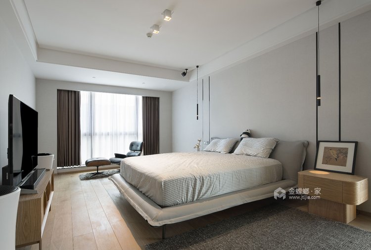 这就是你爱的原木色的日式小清新风格-卧室效果图及设计说明