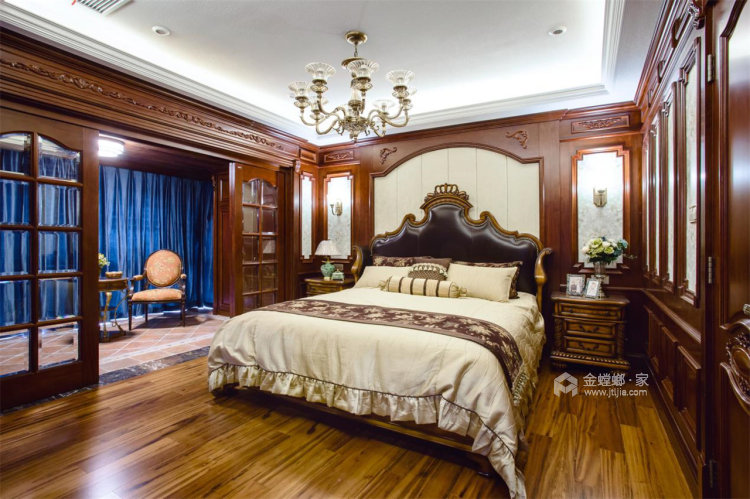 美式古典-卧室效果图及设计说明