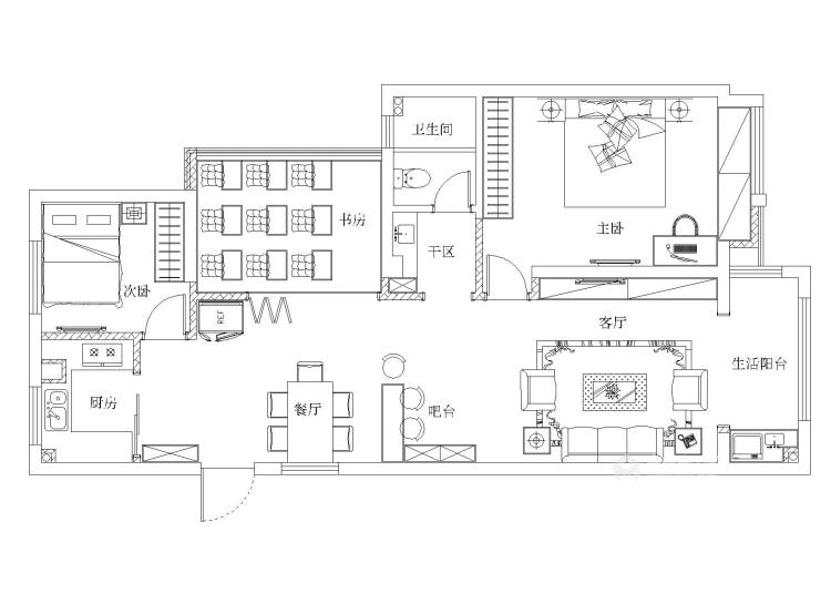 日式小家-平面设计图及设计说明