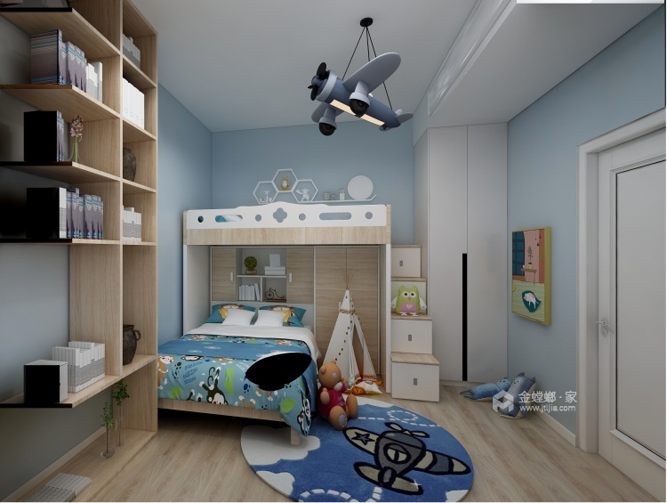 现代风格-卧室效果图及设计说明