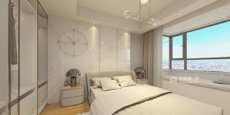 在“现代轻奢”中,遇见你最舒适的生活-卧室效果图及设计说明