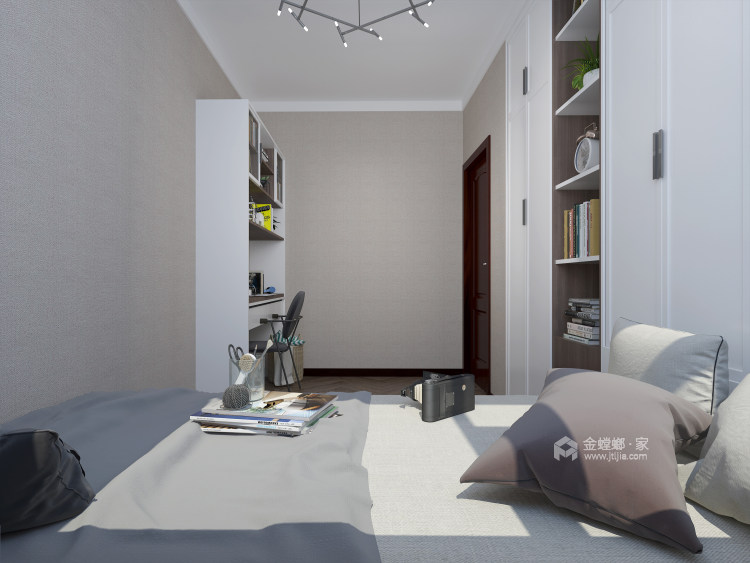 新时代欧式风情-卧室效果图及设计说明