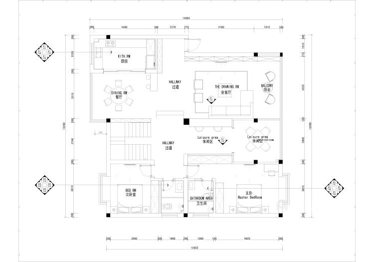 天乐苑3-1-6-1-平面设计图及设计说明