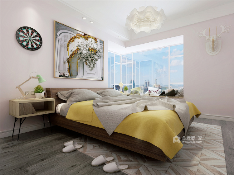 五彩的家-卧室效果图及设计说明
