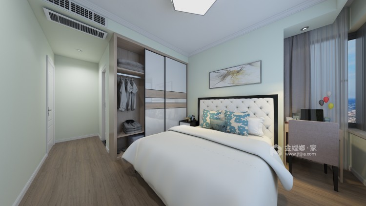 简约现代家-卧室效果图及设计说明