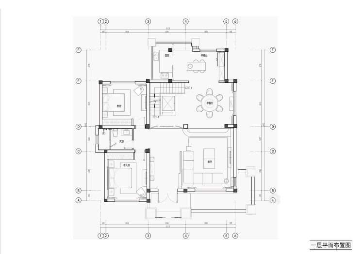 430平现代风大宅-平面设计图及设计说明