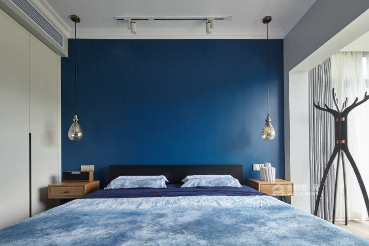 北欧时尚-卧室效果图及设计说明