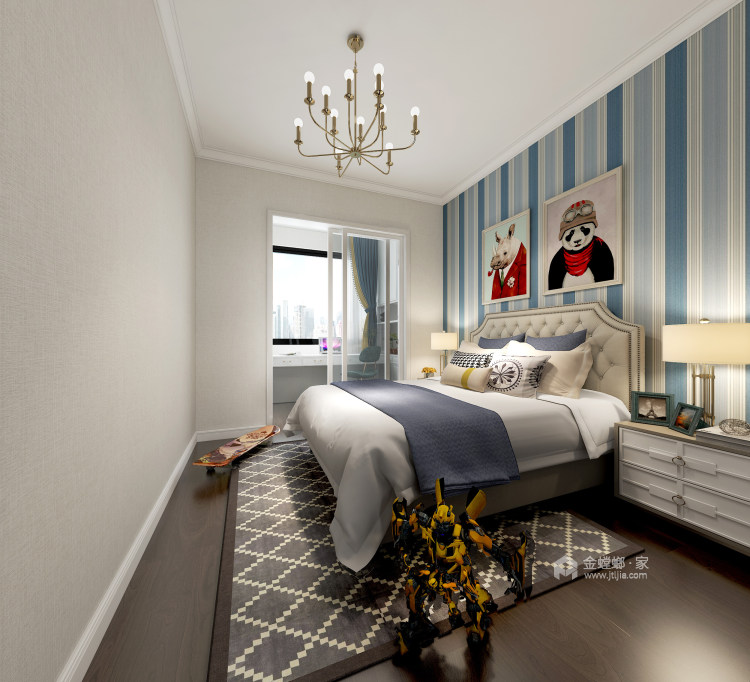 200平星宝明珠欧式风格-温馨之家-卧室效果图及设计说明