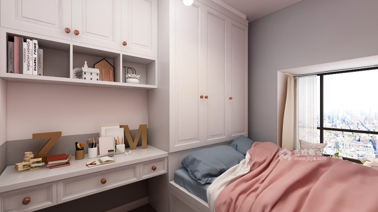 132平九滨湿地现代风格-卧室效果图及设计说明