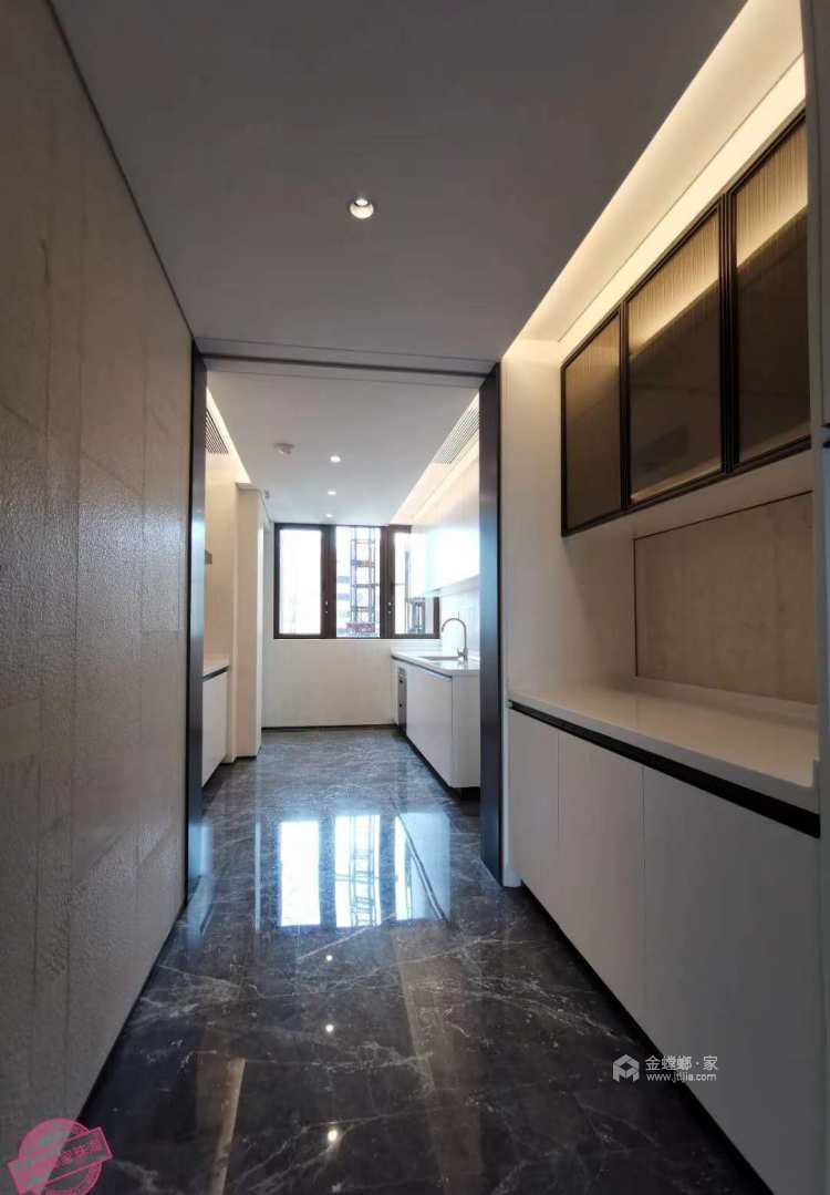 290平江山赋现代风格高级灰-餐厅效果图及设计说明