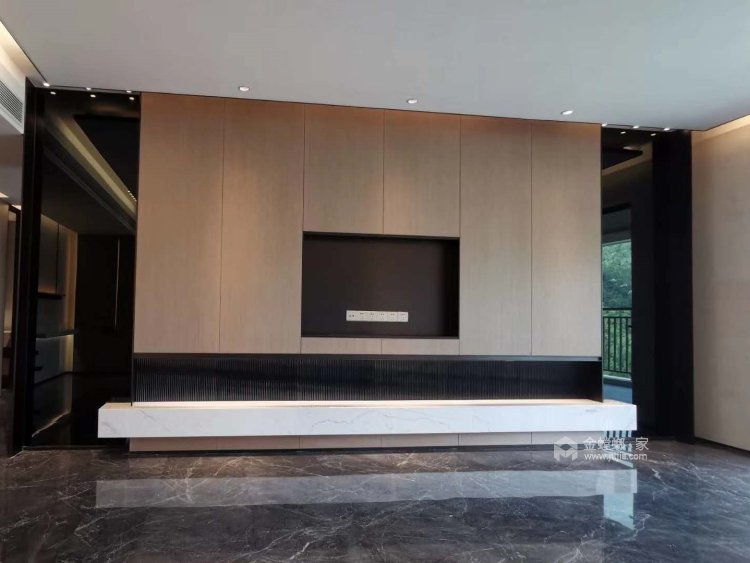 290平江山赋现代风格高级灰-客厅效果图及设计说明