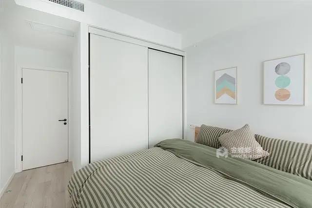 88平新大洲华庭苑现代风格-卧室效果图及设计说明