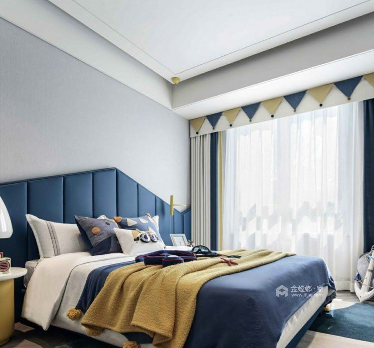 78平605公馆北欧风格-卧室效果图及设计说明