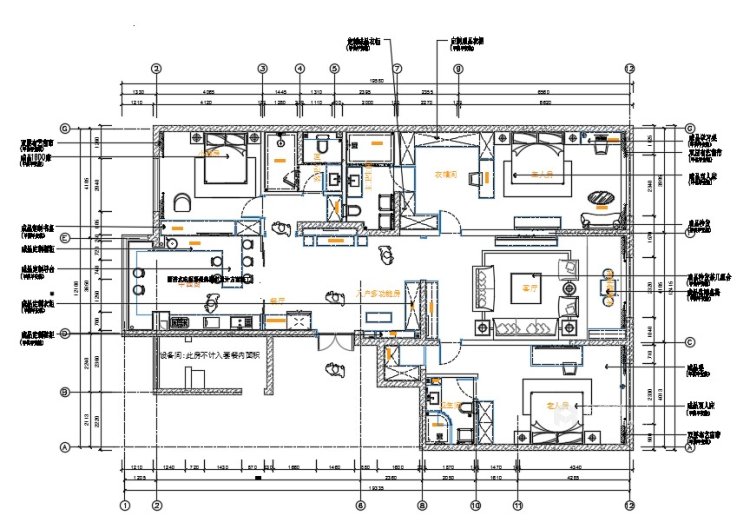 290平南湖九号院新中式风格-平面设计图及设计说明