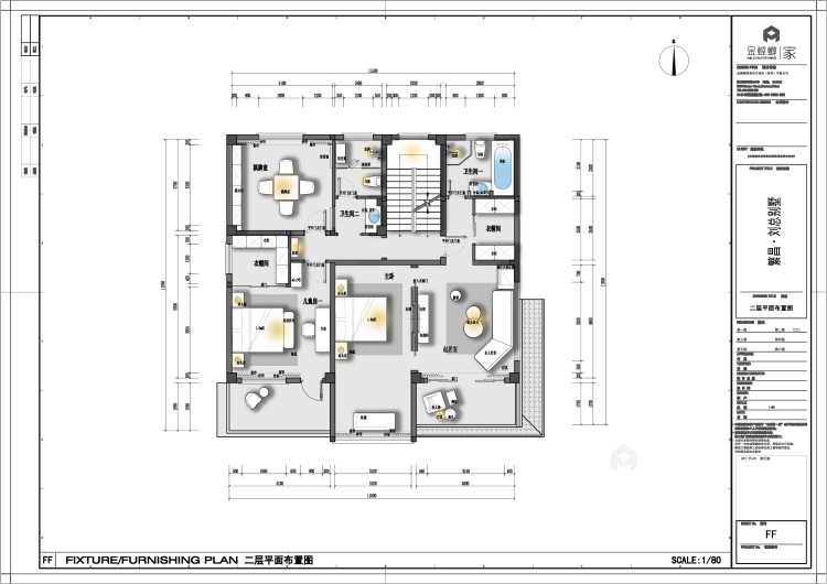 550平自建别墅新中式风格-中西·东西-平面设计图及设计说明