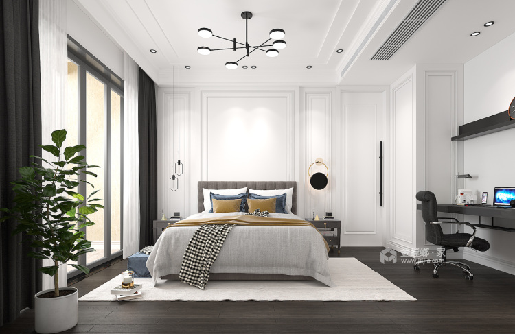 雅·致-卧室效果图及设计说明