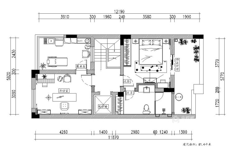360平蓝湖郡龙隐别墅新中式风格-青花瓷·一迳抱幽山，居然城市间-平面设计图及设计说明