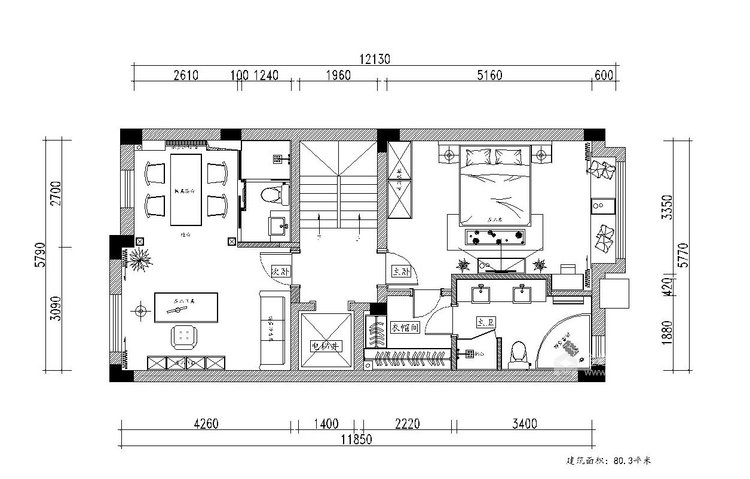 360平蓝湖郡龙隐别墅新中式风格-青花瓷·一迳抱幽山，居然城市间-平面设计图及设计说明