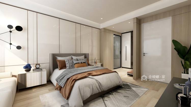 202美的翰城三期现代风格-卧室效果图及设计说明