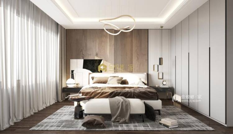 88平亚泰华府现代风格-迎接新生的小屋-卧室效果图及设计说明