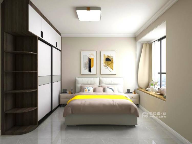130平正商城新中式风格-简中式-卧室效果图及设计说明