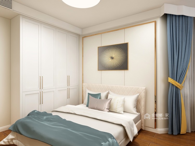 117平维多利亚三期现代风格-简易空间-卧室效果图及设计说明