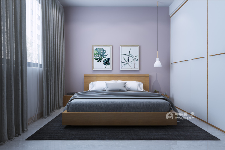 160平保利善园日式风格-经典案例-卧室效果图及设计说明