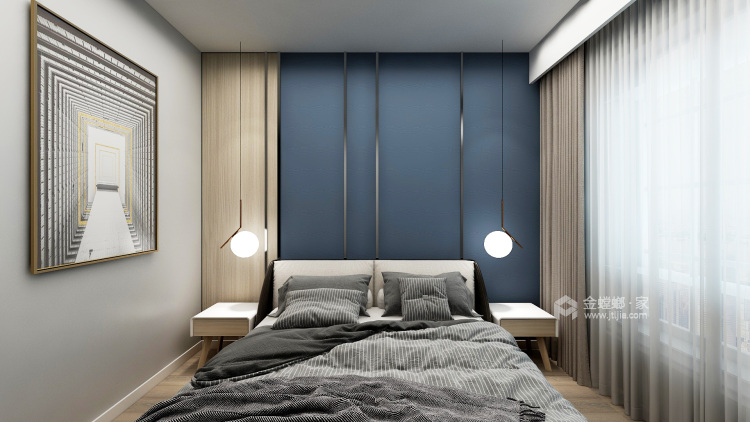 180平尚海郦景轻奢风-法式浪漫-卧室效果图及设计说明