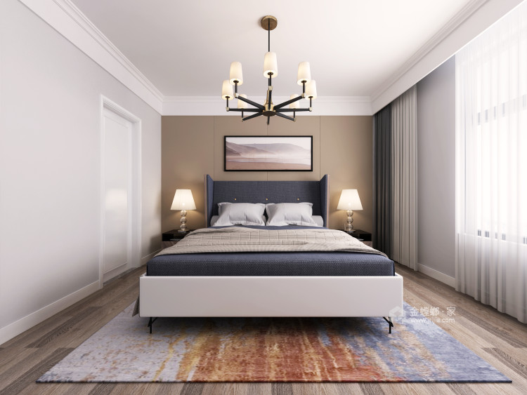 188平虹锦湾先点风格-生活多年的家-卧室效果图及设计说明