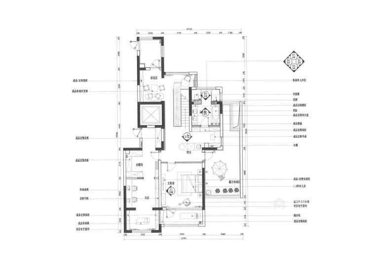 299平石湖天玺现代风格-理想家-平面设计图及设计说明