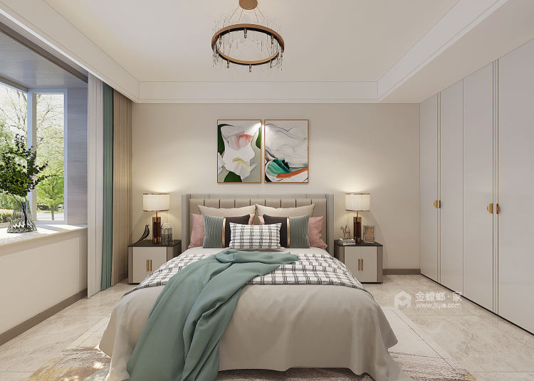 129平海通花语城现代风格-卧室效果图及设计说明