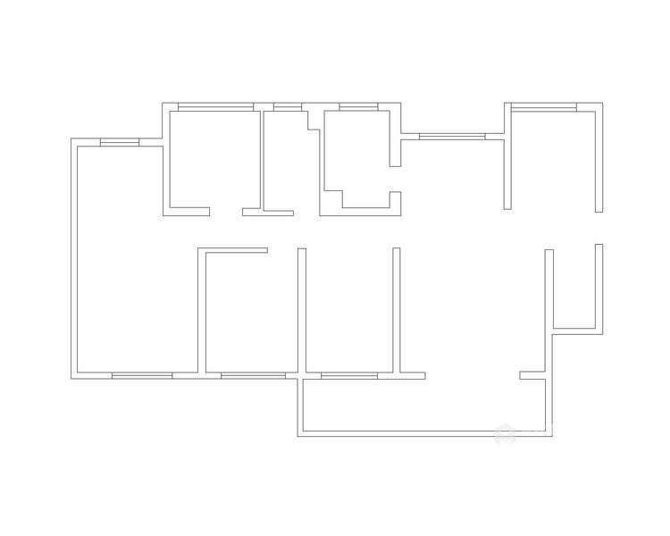 152平香山美墅现代风格-归家 · 自在融合-业主需求&原始结构图