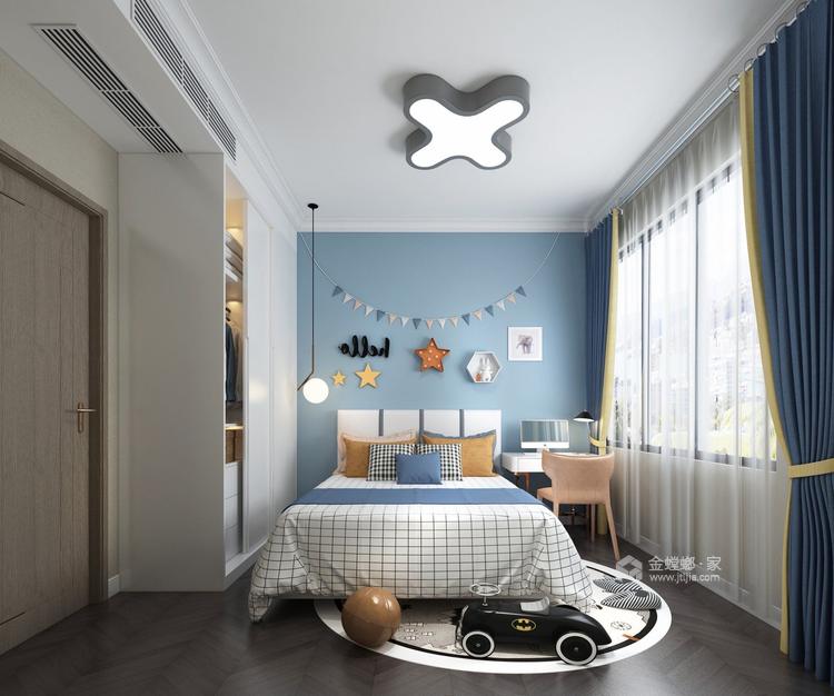 157平前城QCC新中式风格-卧室效果图及设计说明