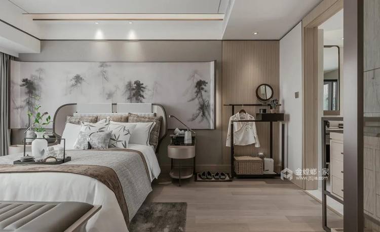 152平香山美墅现代风格-归家 · 自在融合-卧室效果图及设计说明