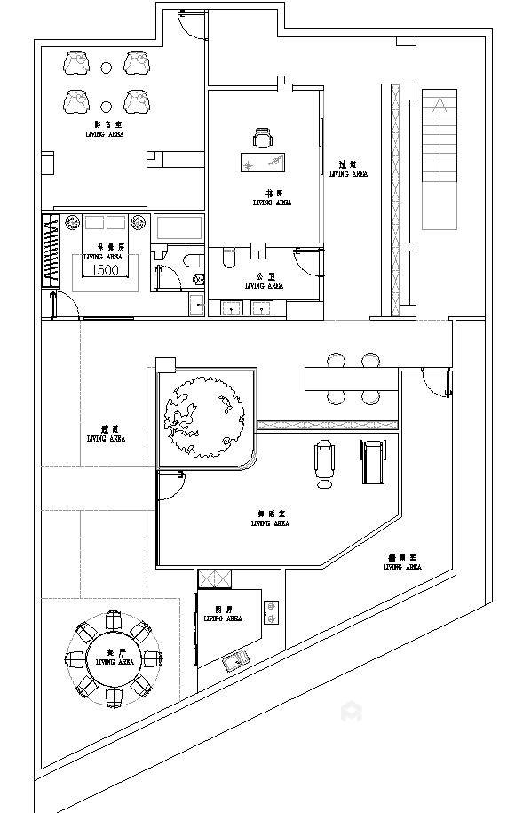 592平玫瑰园法式风格-平面设计图及设计说明