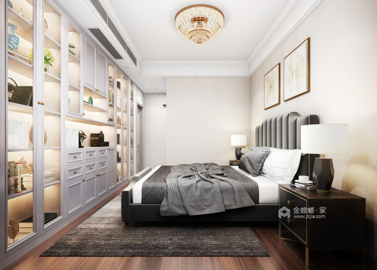 115平利兹堡简美风格-生活从来都不是将就-卧室效果图及设计说明