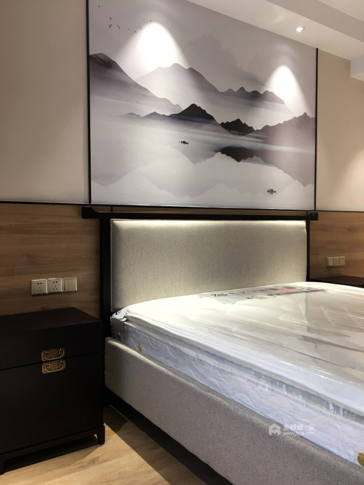 93平碧桂园新中式风格-卧室效果图及设计说明