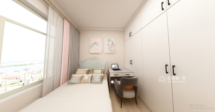 138平中心城四期北欧风格-卧室效果图及设计说明