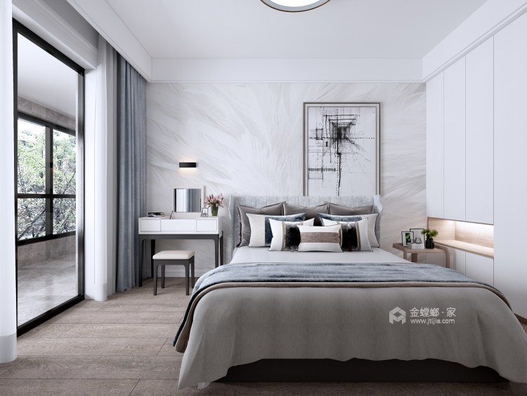163平玖樟台现代风格-轻语-卧室