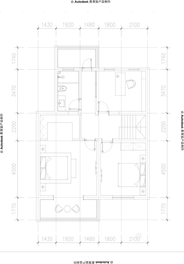 210平先锋家园现代风格-平面设计图及设计说明