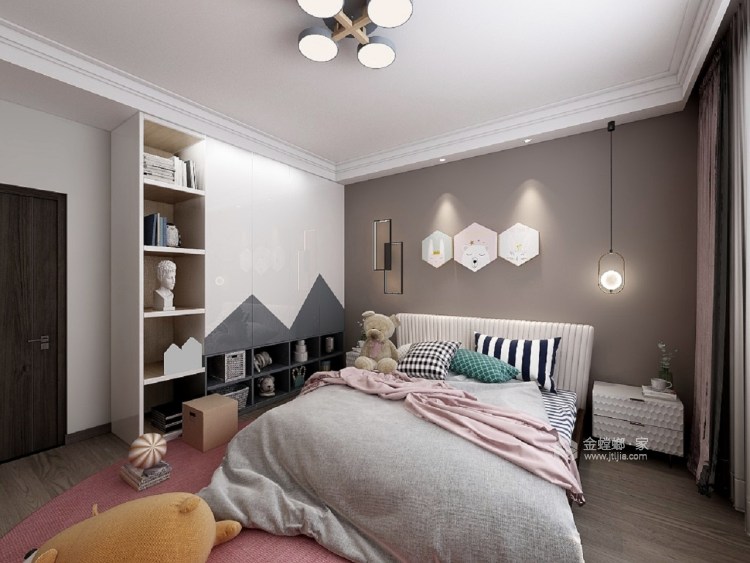 210平先锋家园现代风格-卧室效果图及设计说明