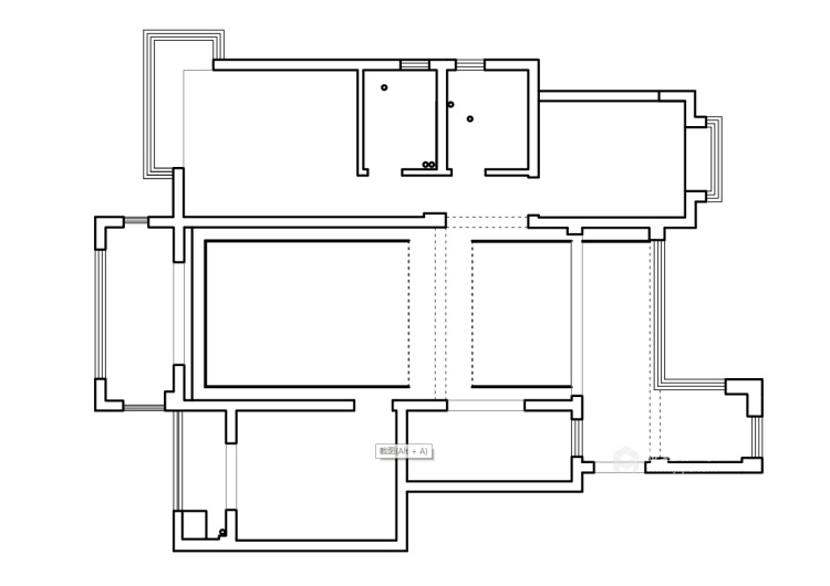 128平翰林公馆现代风格-业主需求&原始结构图