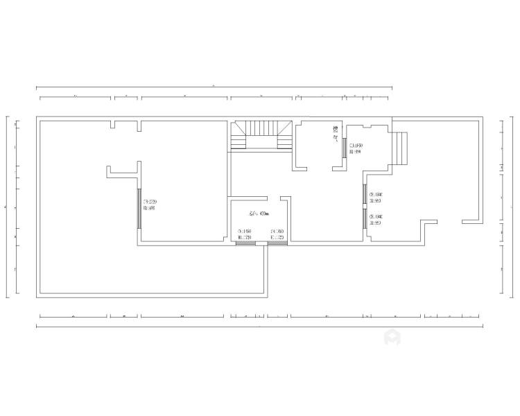 318平湖光名庭现代风格-现代轻奢雅致别墅-业主需求&原始结构图