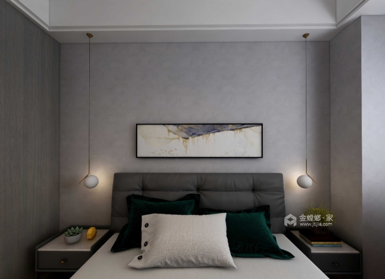 112平南山楠现代风格-寻一处居心之所-卧室效果图及设计说明