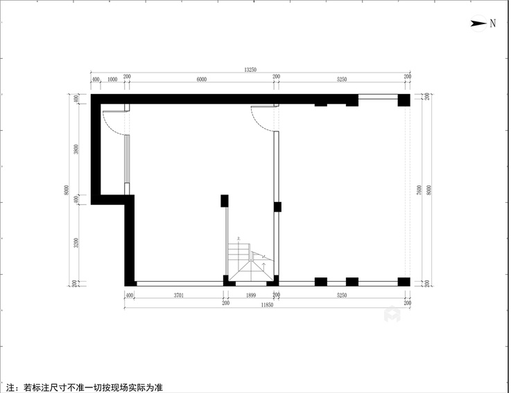 430平吴越府现代风格-林-业主需求&原始结构图